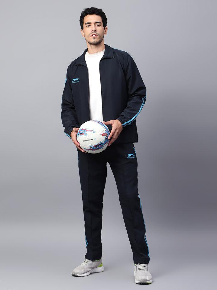 Shiv Naresh Smart Tracksuit 478 TZ |Navy Cyan 3XL