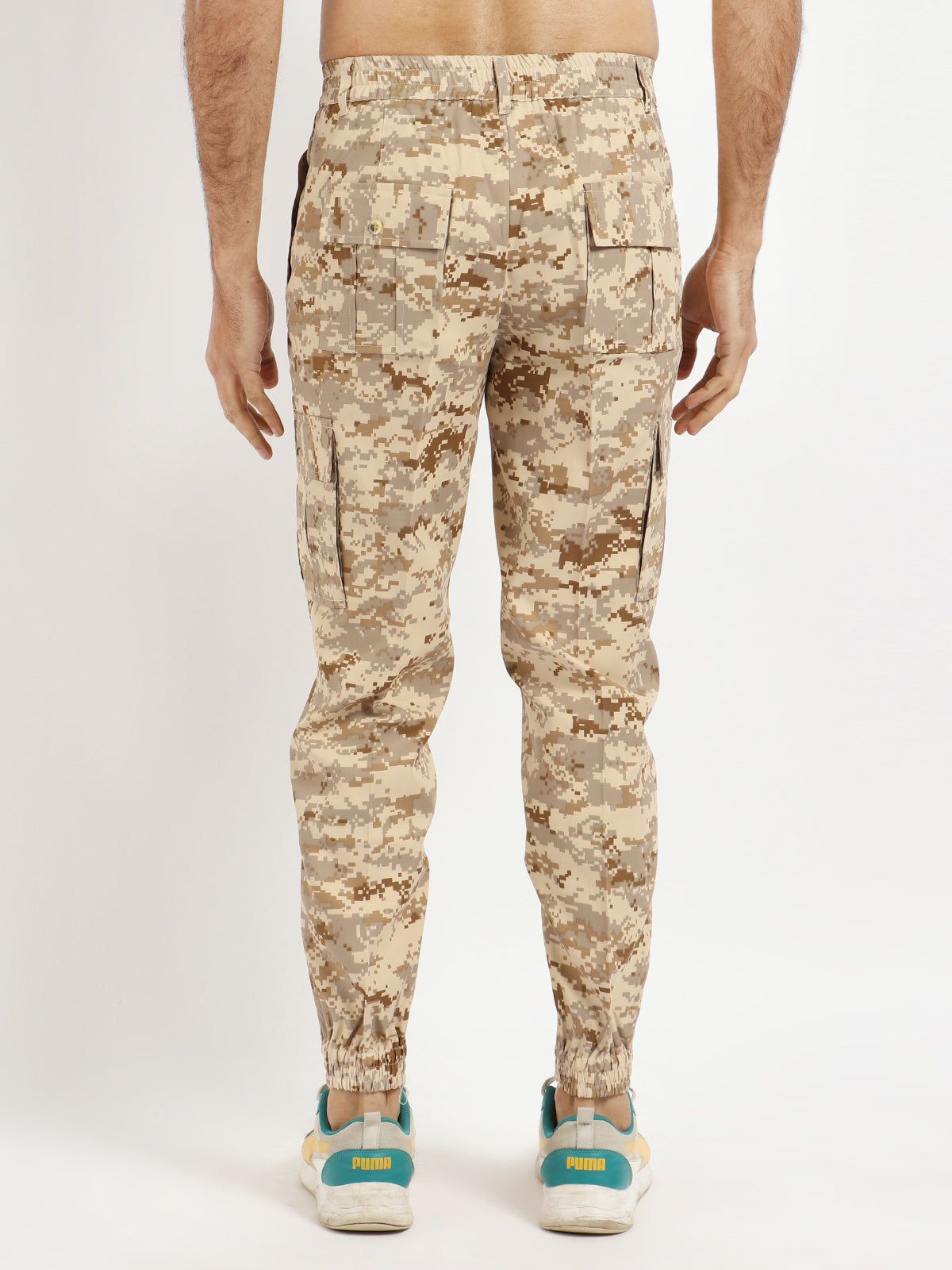 Trendzmy Present For Men Khaki Cotton Stylish Camouflage Pants for Every Adventure, commonly used in military and outdoor apparel
