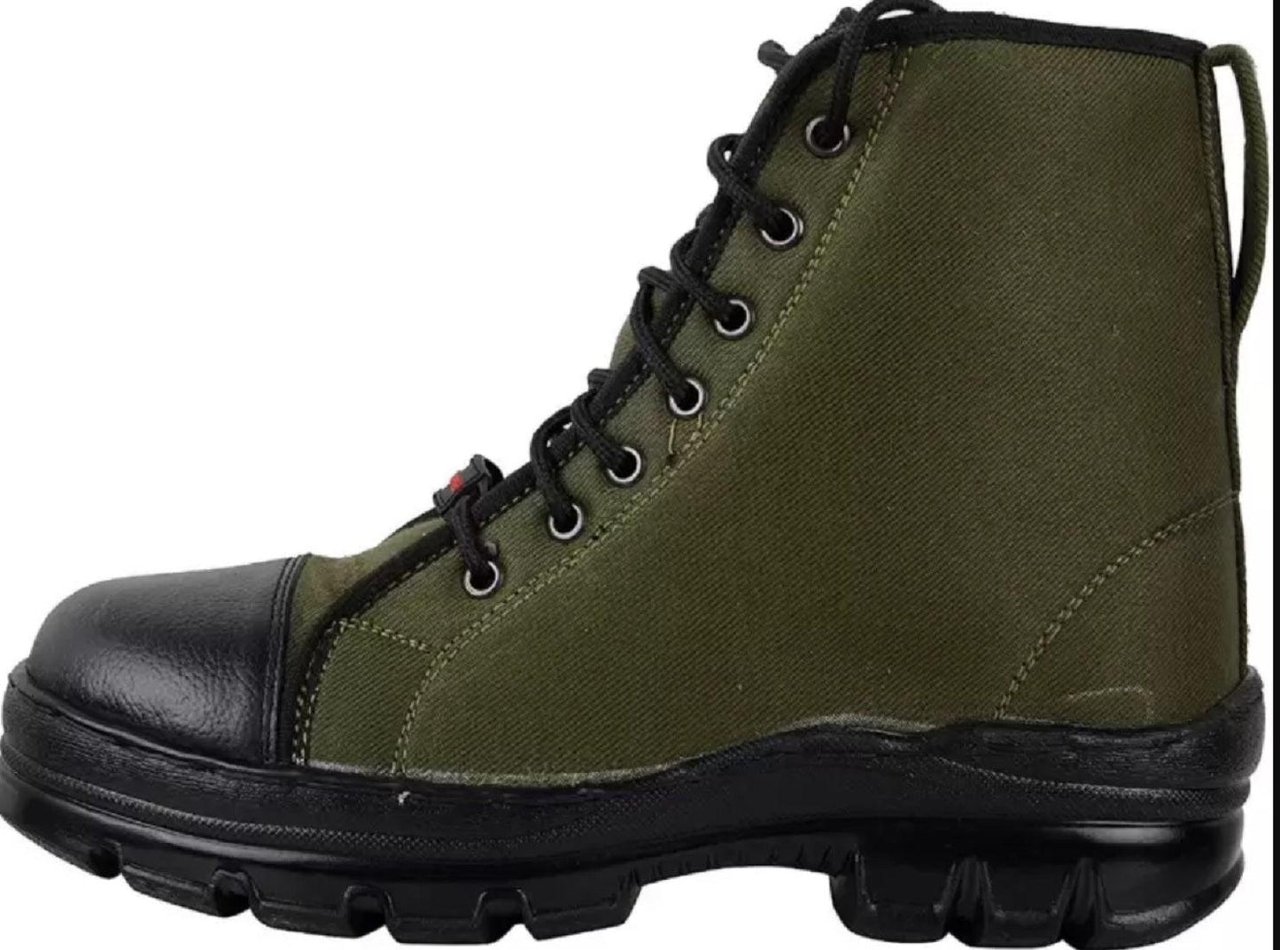 Original Tactical Combat Army Jungle Boot Oil Stain Trekking Riding Shoes Boots For Men (Green, Black)