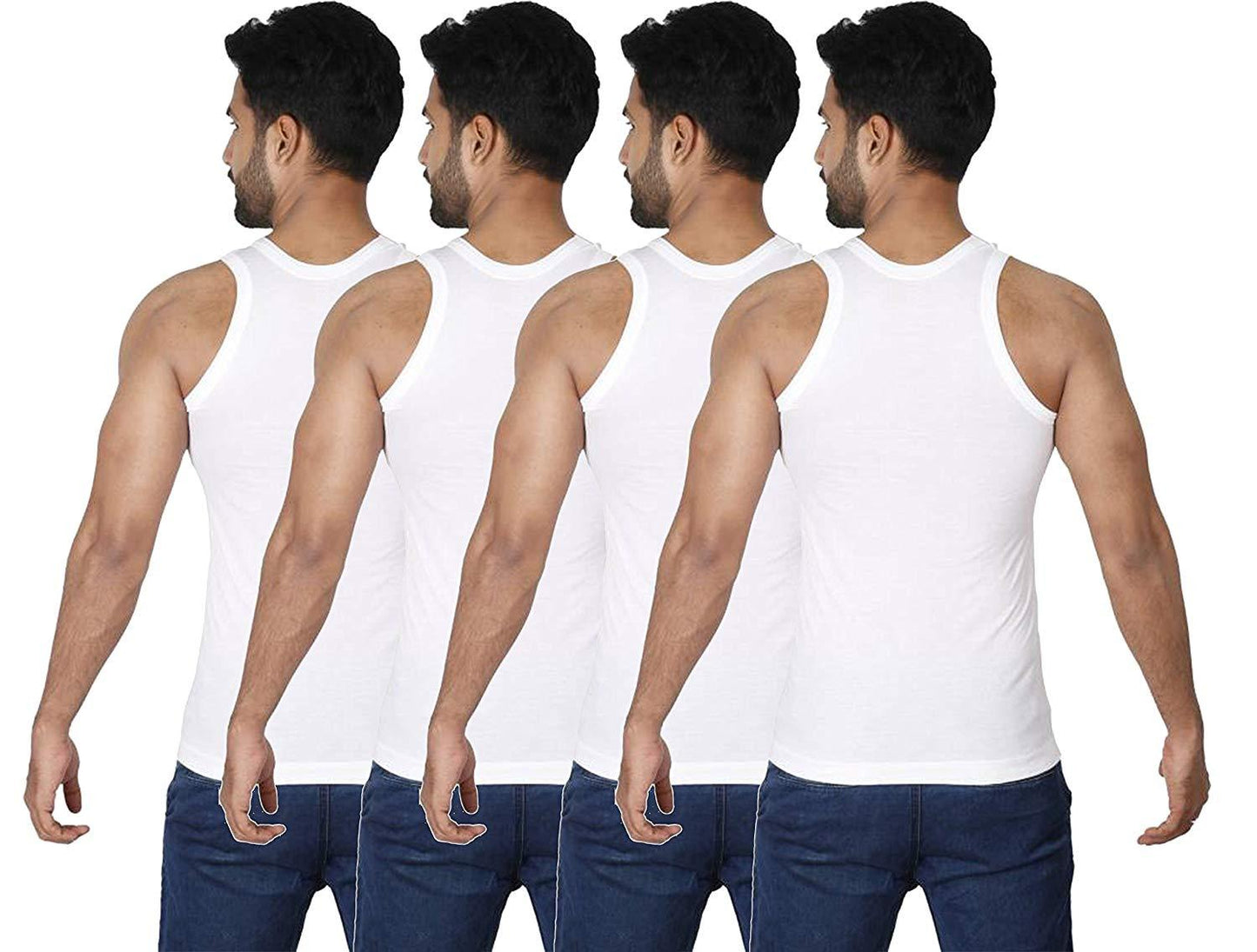 RUPA Cotton Men Vest (Pack of 4)