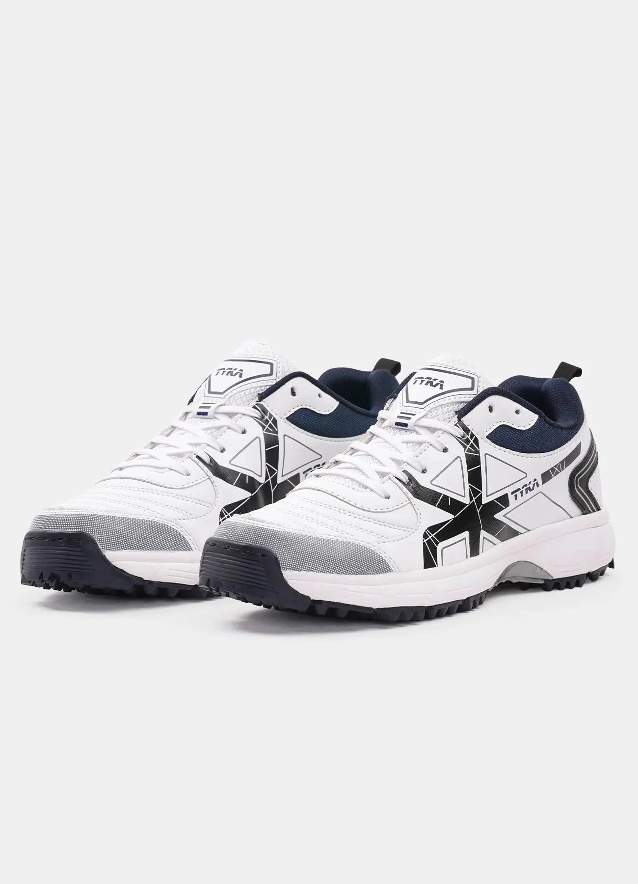 STUNNER 160 Shoe White - Navy UK 9