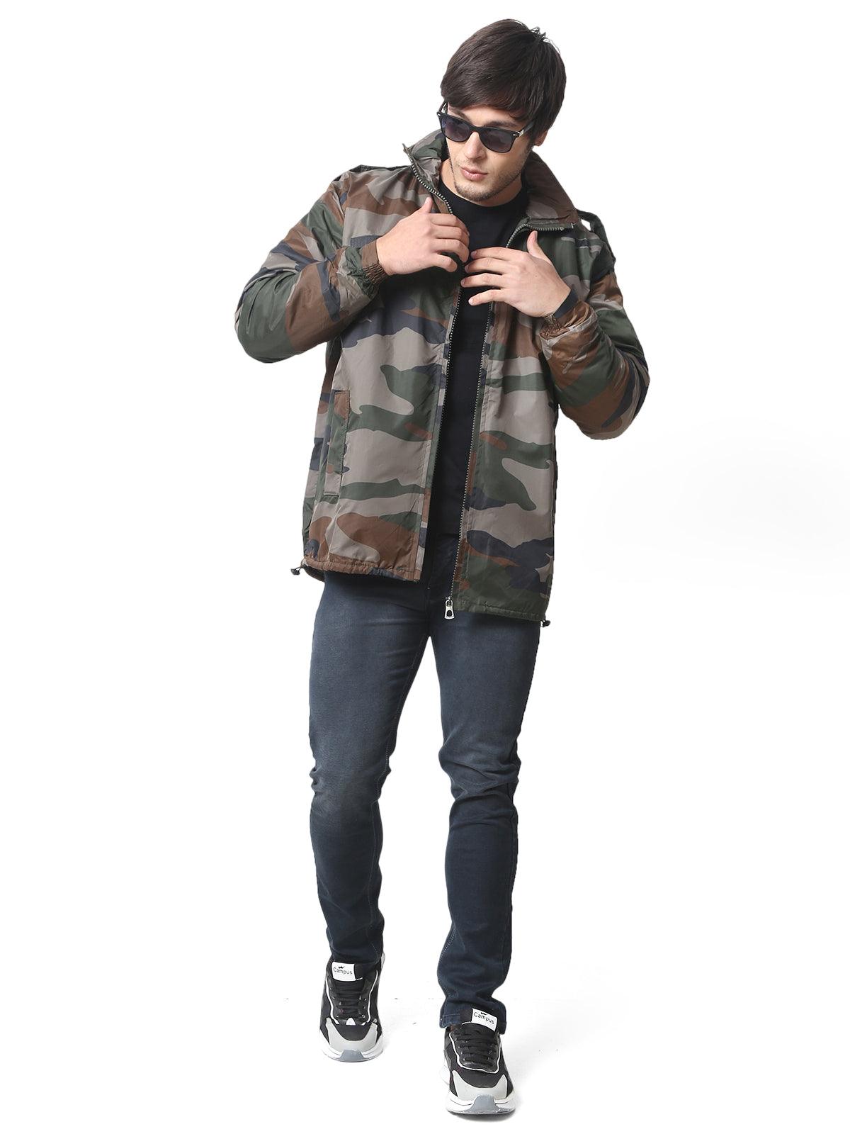 Trendzmy Military Shop Men Camouflage Bomber Jacket