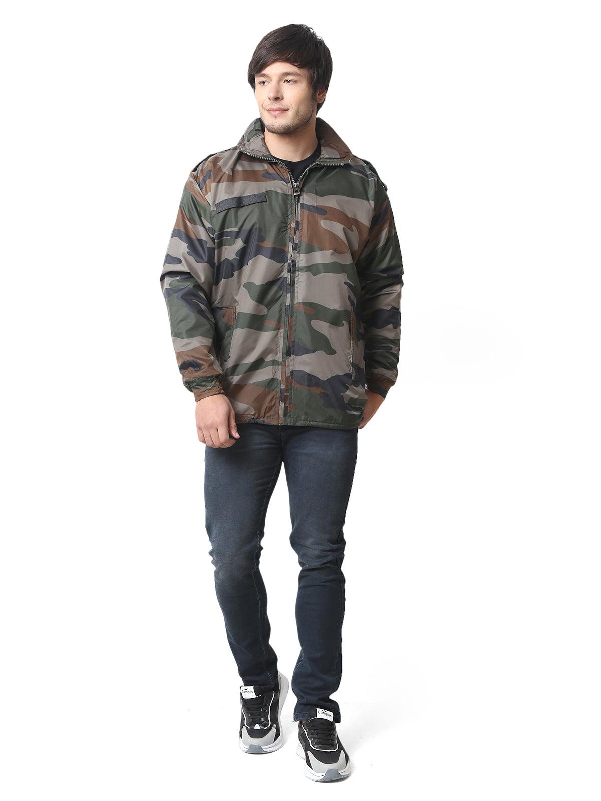 Trendzmy Military Shop Men Camouflage Bomber Jacket