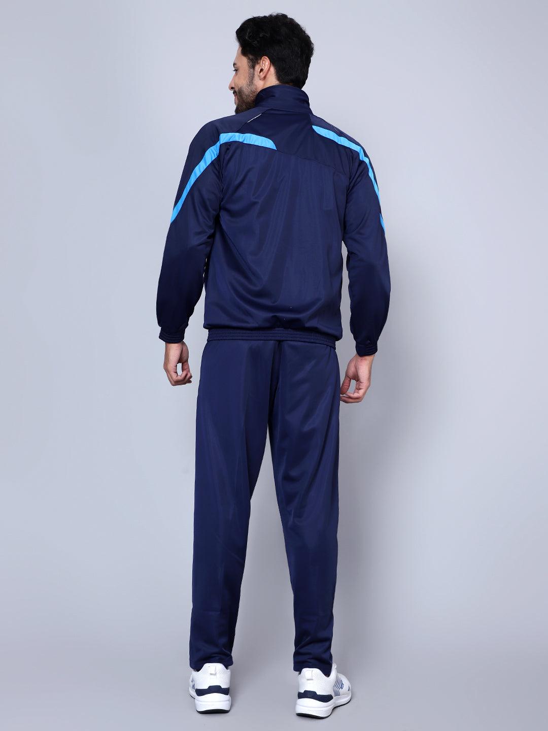 Men 445A NAVY/CYAN/WHITE T.P Racer-suit 2.0 Tracksuit