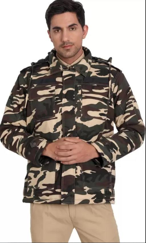 Trendzmy Uniformer Men Camouflage Quilted Jacket