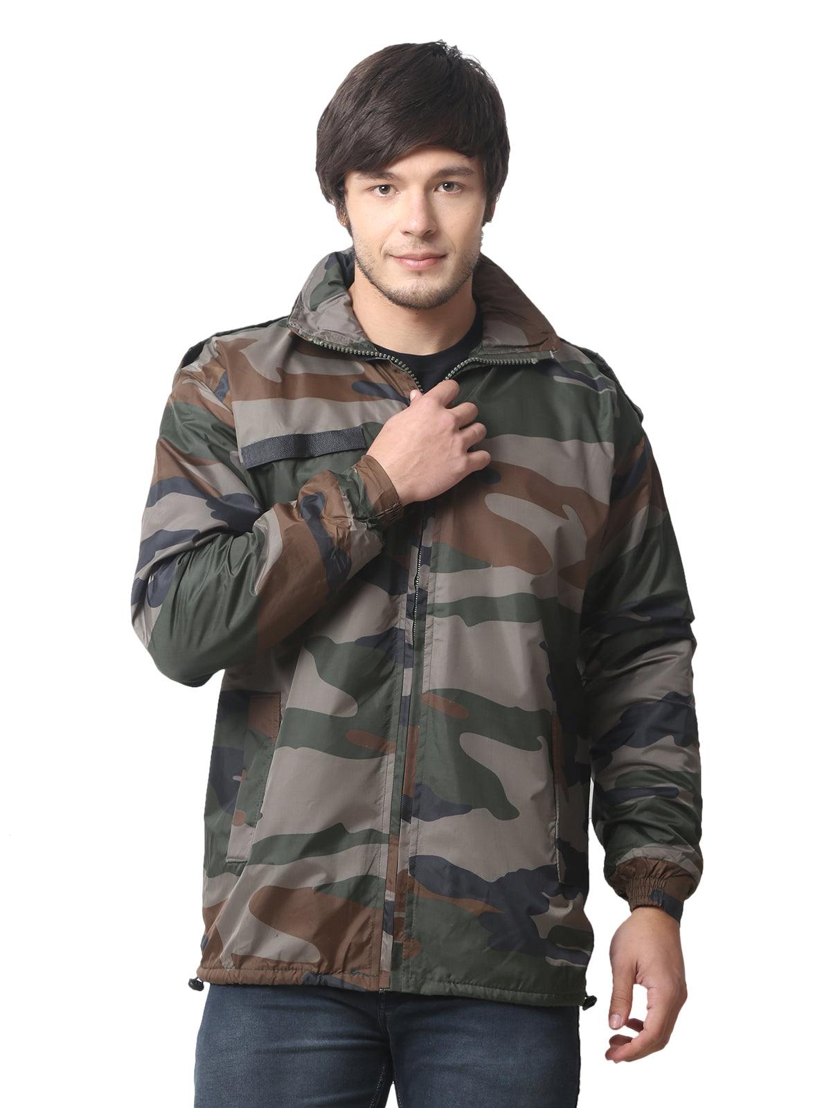 Trendzmy Military Shop Men Camouflage Bomber Jacket
