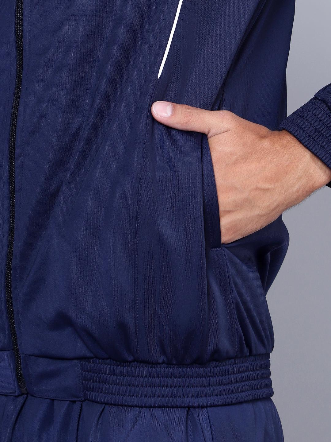 Men 445A NAVY/CYAN/WHITE T.P Racer-suit 2.0 Tracksuit