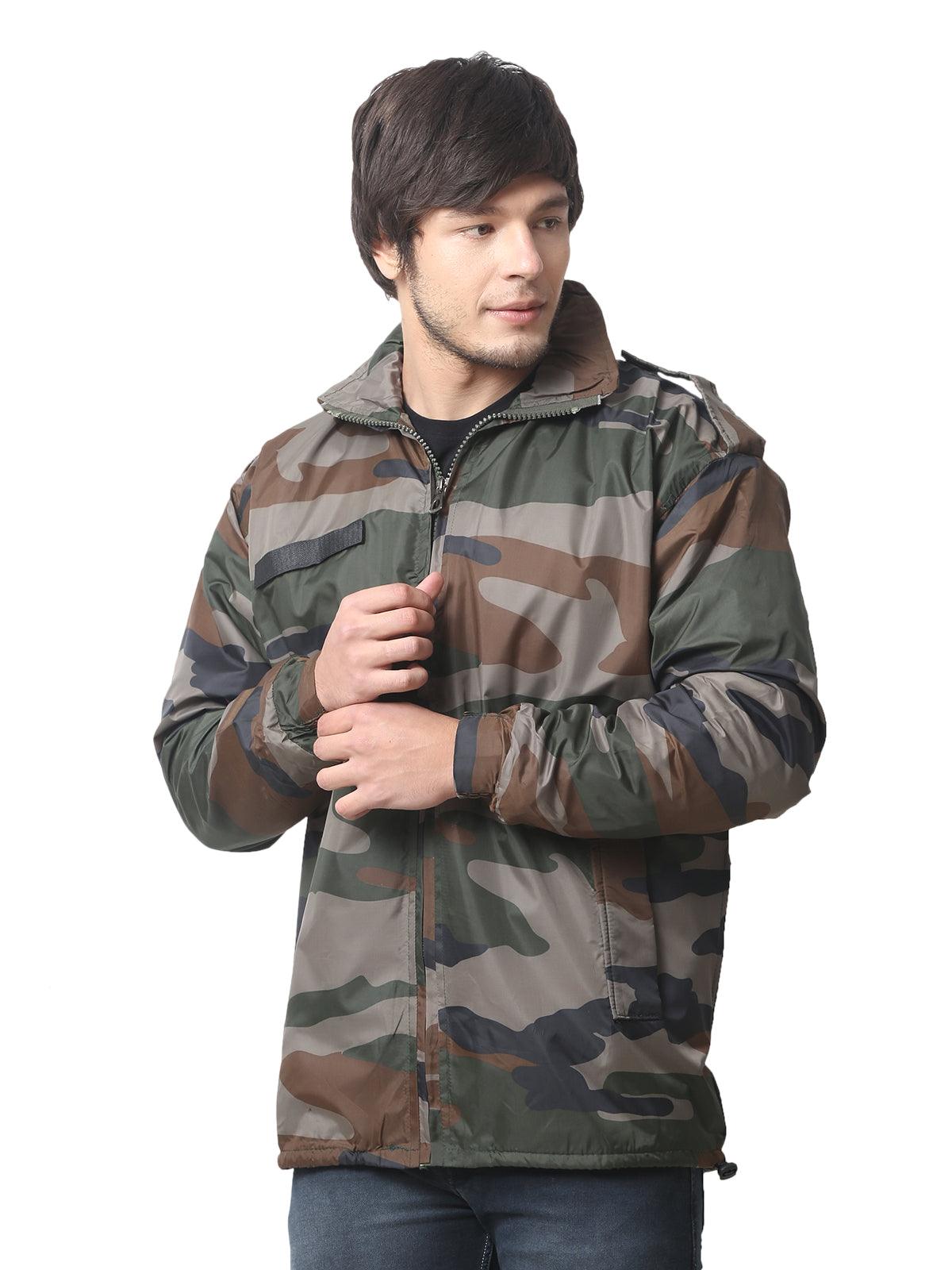Trendzmy Military Shop Men Camouflage Bomber Jacket