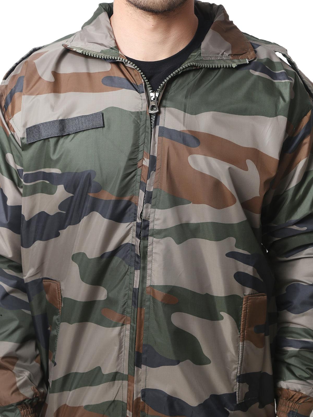 Trendzmy Military Shop Men Camouflage Bomber Jacket