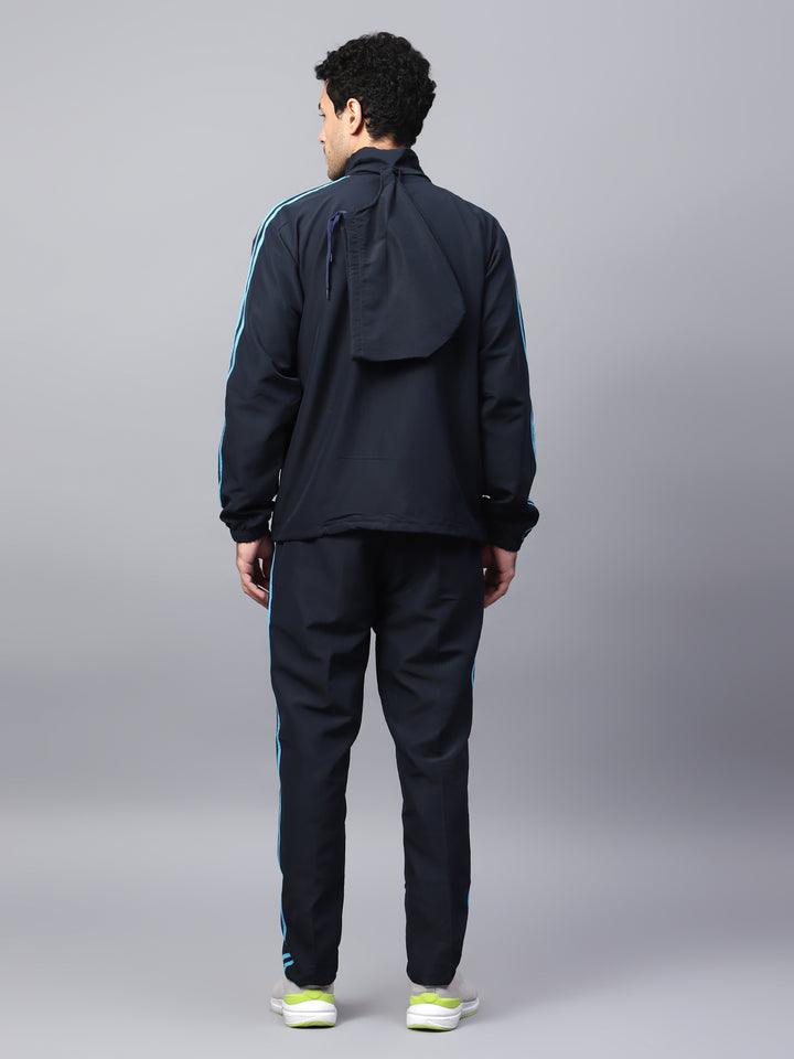 Shiv Naresh Smart Tracksuit 478 TZ |Navy Cyan