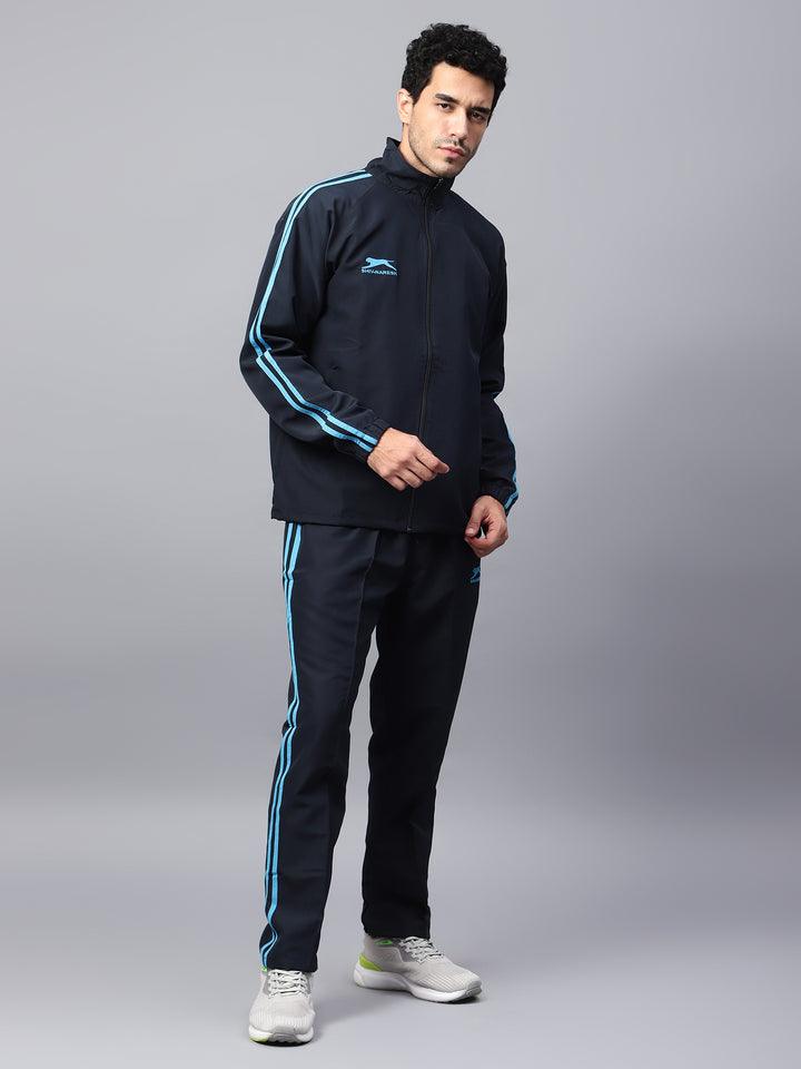 Shiv Naresh Smart Tracksuit 478 TZ |Navy Cyan