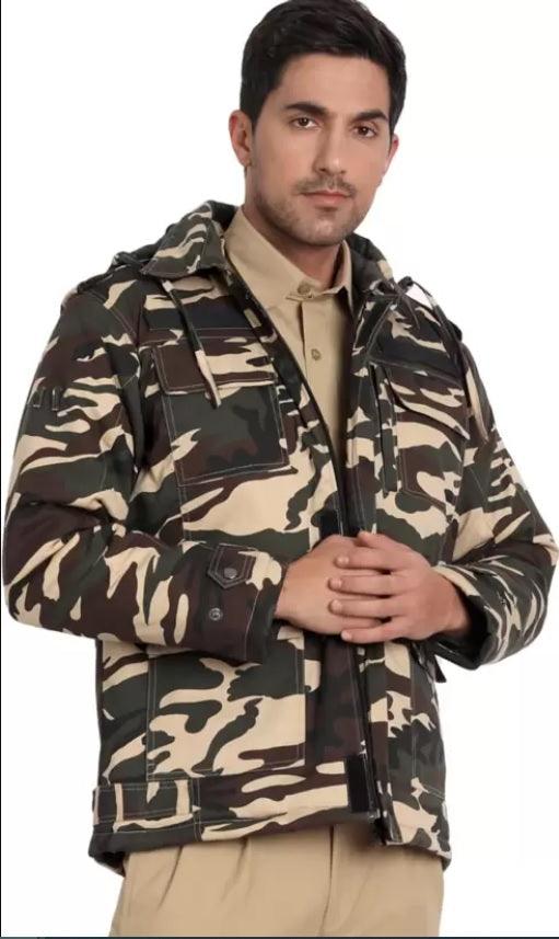 Trendzmy Uniformer Men Camouflage Quilted Jacket