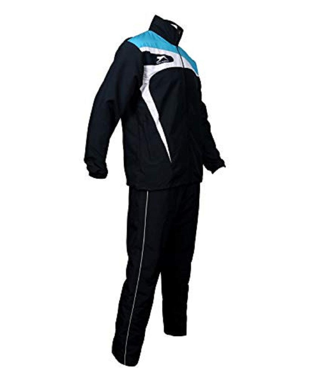 Shiv-Naresh Solid Men Navy Blue Sky Blue and White Track Suit 459A T.Z