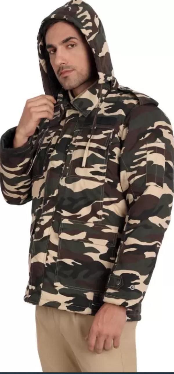Trendzmy Uniformer Men Camouflage Quilted Jacket