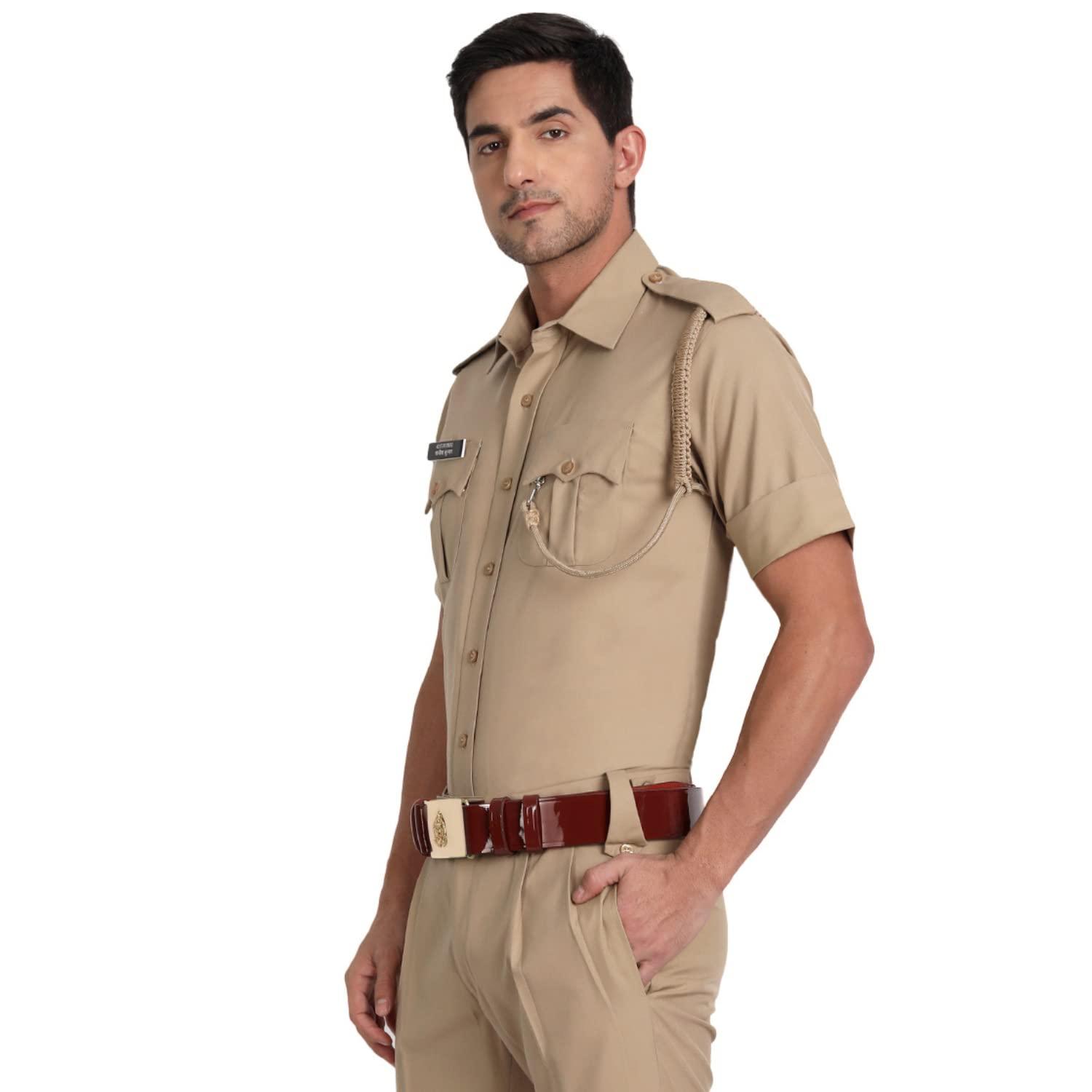 Singhania Police Men's Tailored Fit Shirt
