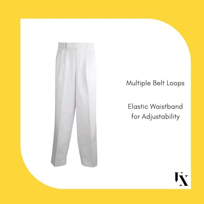 Trendzmy Full Pant - Elastic Waistband | Uniform Trousers for Boys and Girls