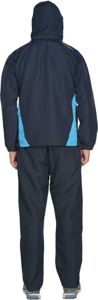 Shiv-Naresh Solid Men Navy Blue and Sky Blue 422 TZ Track Suit