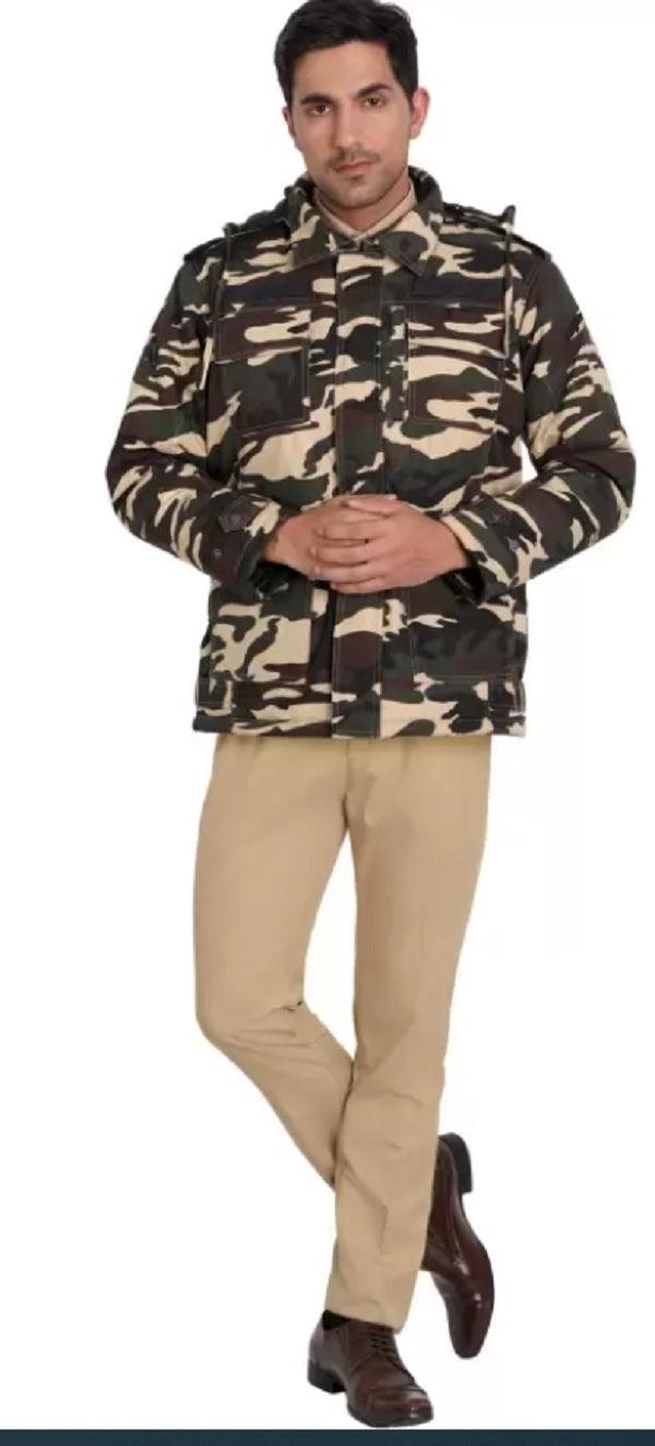 Trendzmy Uniformer Men Camouflage Quilted Jacket