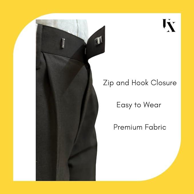 Trendzmy Full Pant - Elastic Waistband | Uniform Trousers for Boys and Girls