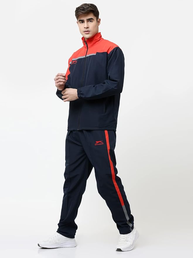 Shiv Naresh Track Suit Active NAVY/RED ‎421B TracKSuit Red