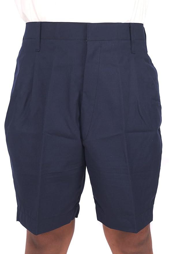 Trendzmy D V Boys Regular Fit School Uniform Half Trouser, KV School Uniform, Half Pant for Boys (Blue, Size - 12) Default Title