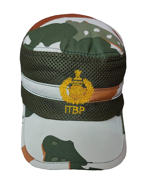 Trendzmy Unisex Cotton Army ITBP Cap for Men & Women, Baseball Running Sports Camouflage Indian Military Soldier NATO Net Cap. Default Title