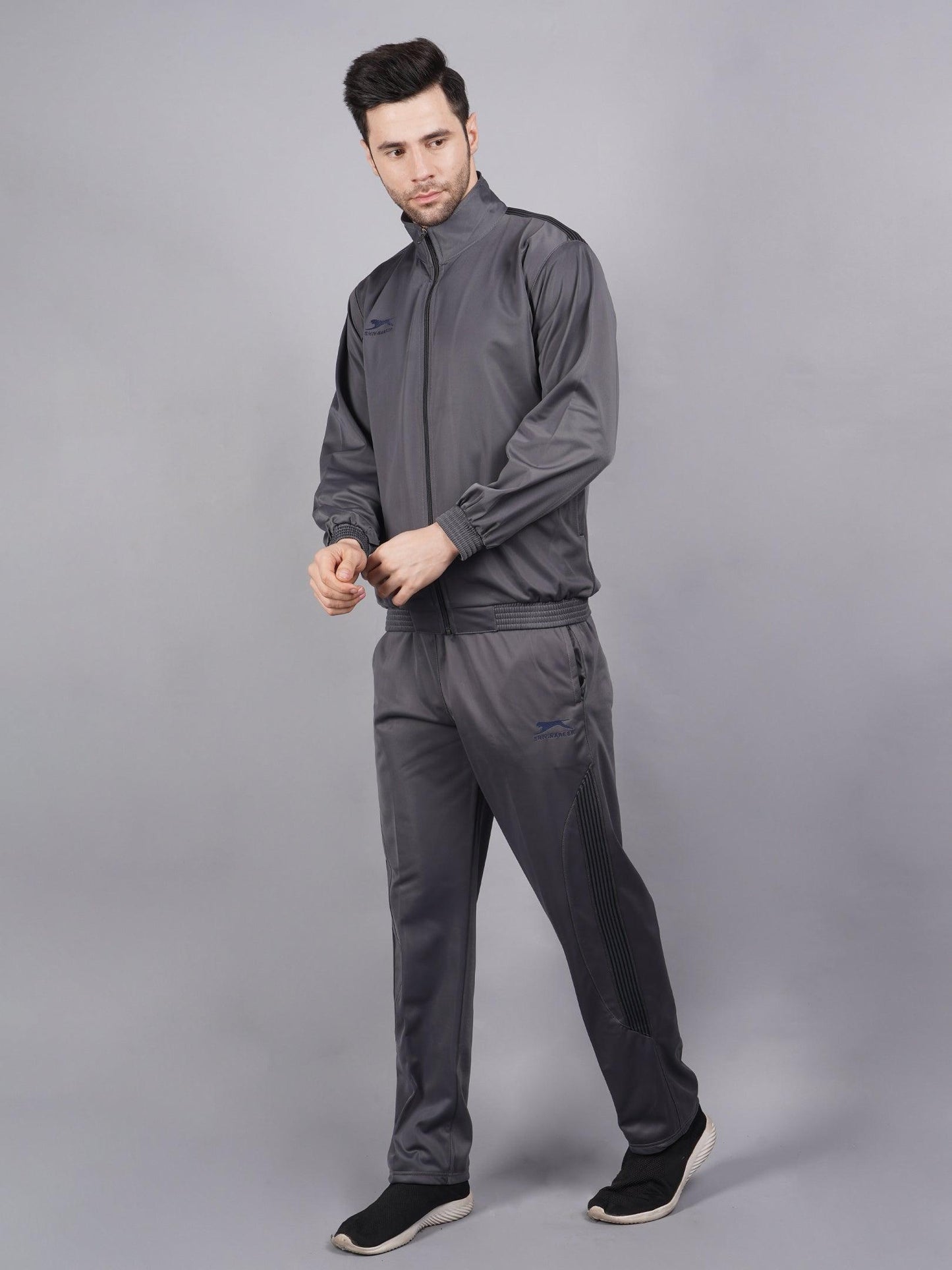 Men Dark Grey Court essential Tracksuit 497