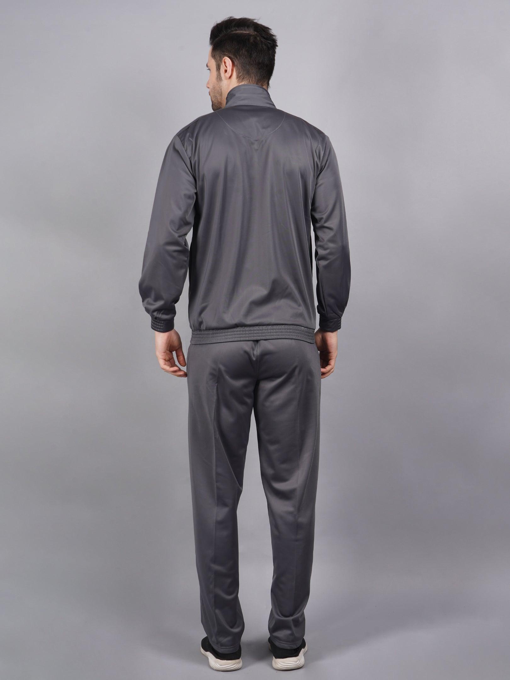 Men Dark Grey Court essential Tracksuit 497