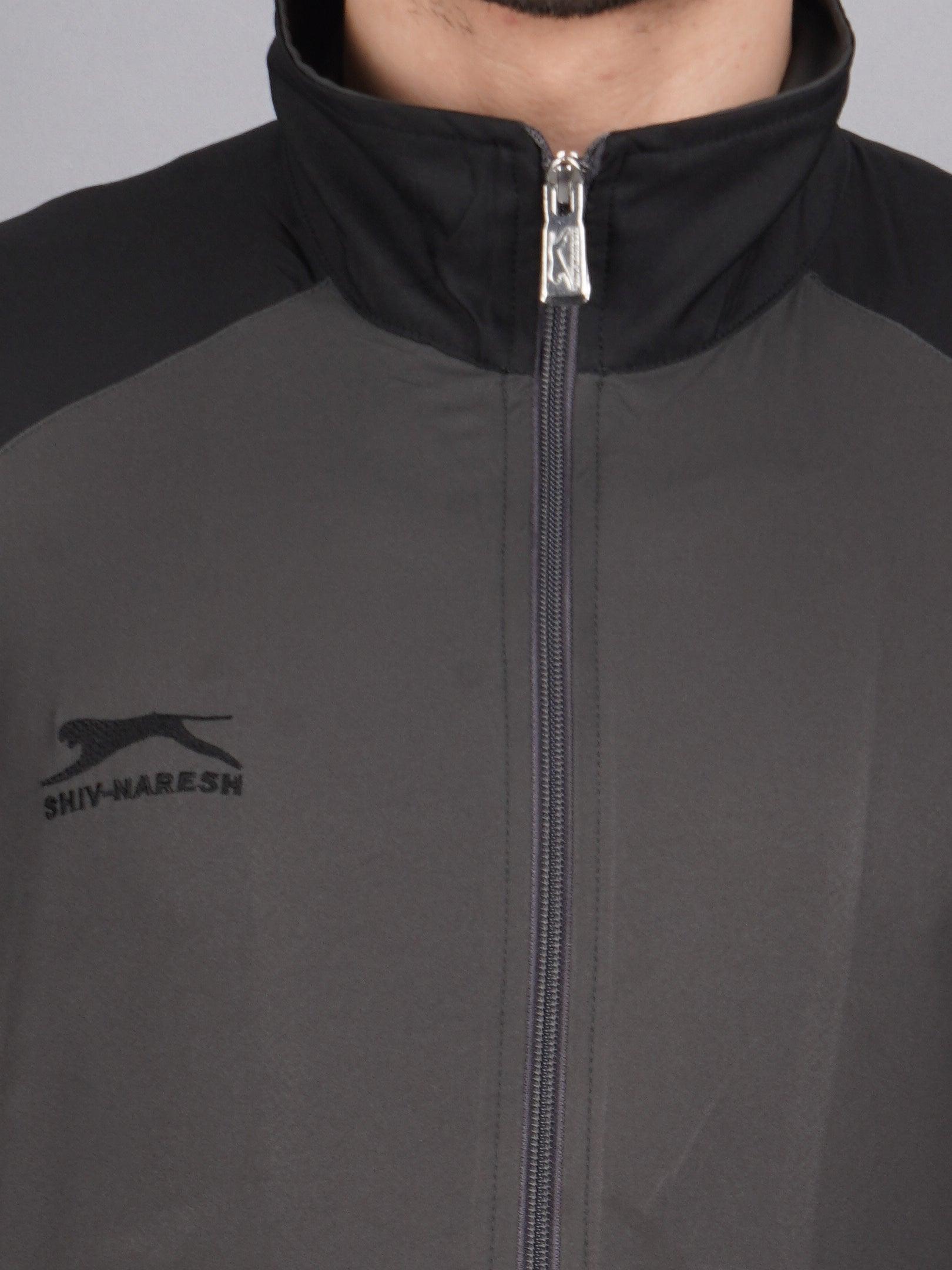 Dark grey and black Court essential tracksuit 424-B