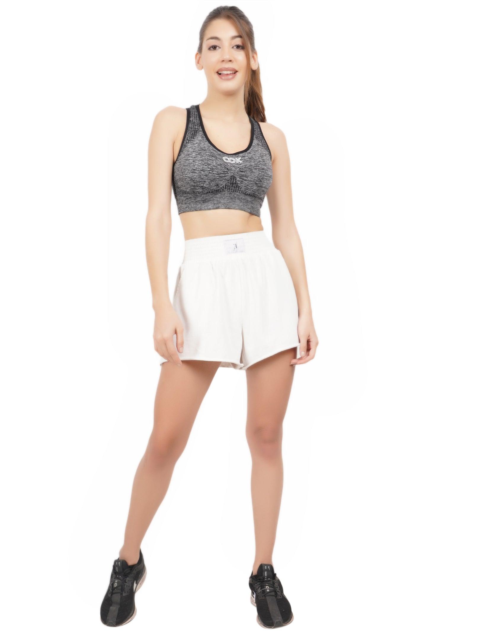 SHIV-NARESH Women Sports Lightly Black Padded Bra