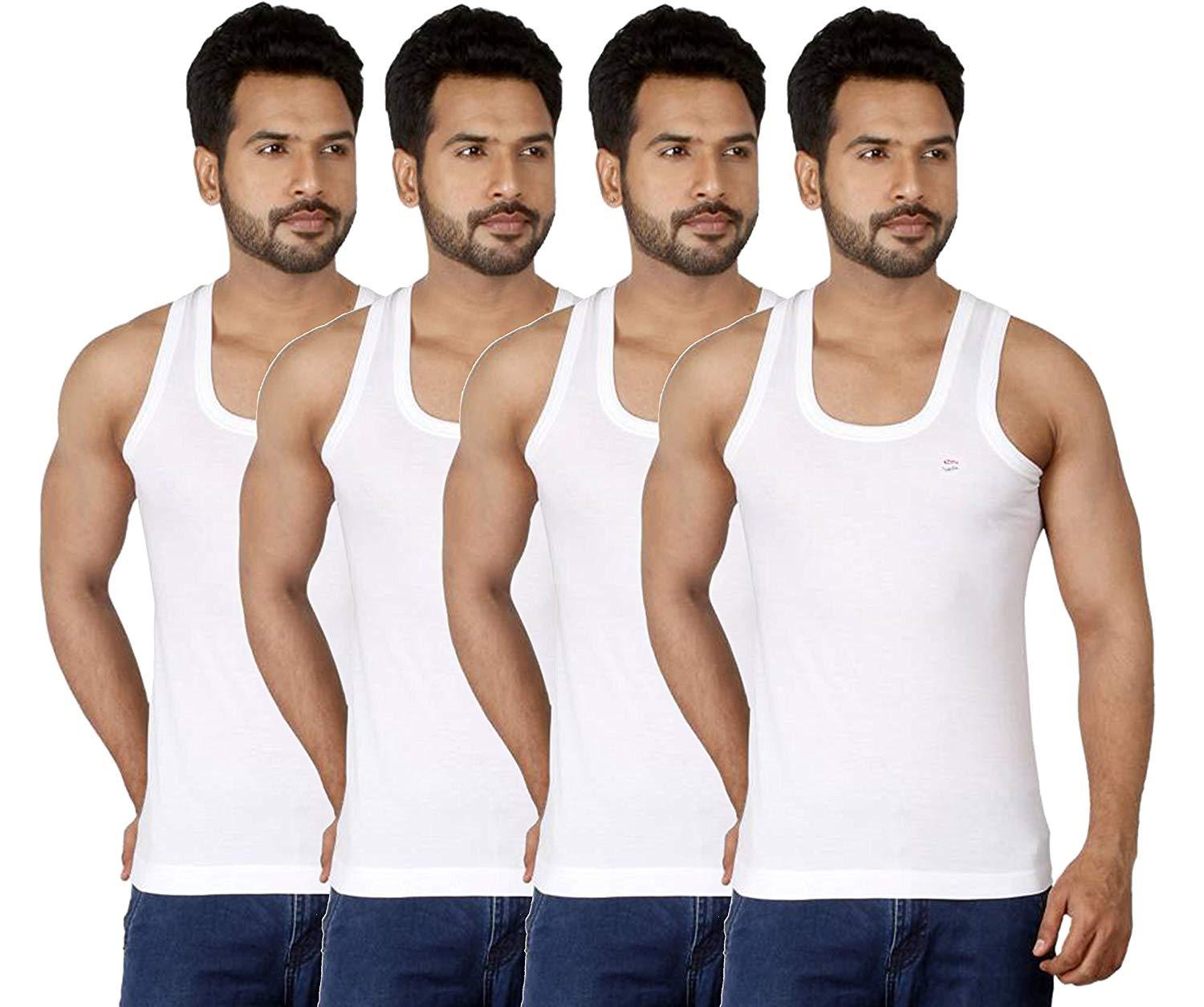 RUPA Cotton Men Vest (Pack of 4) 95