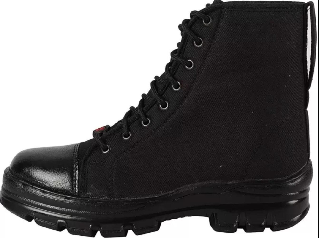 Original Tactical Combat Army Jungle Boot Oil Stain Trekking Riding Shoes Boots For Men (Black)