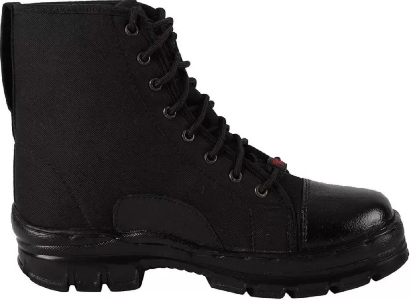 Original Tactical Combat Army Jungle Boot Oil Stain Trekking Riding Shoes Boots For Men (Black)