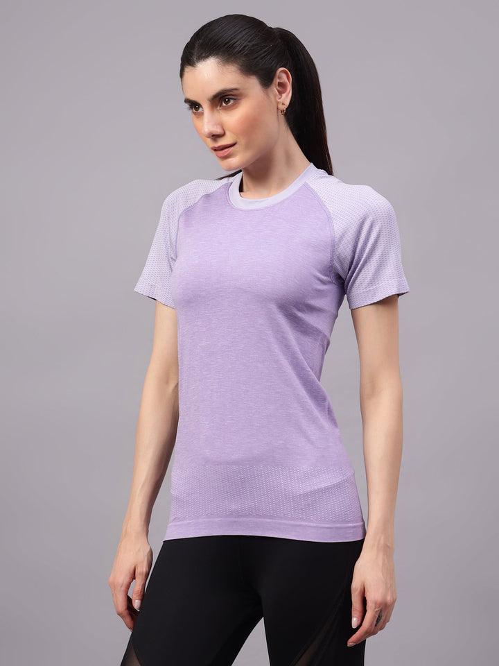 Seamless Dualtone Women's T-shirt Purple