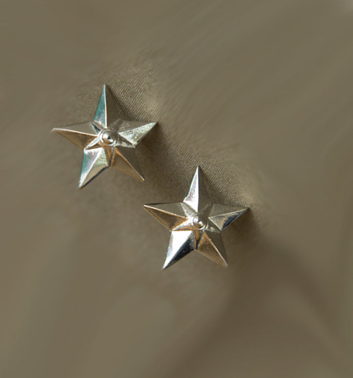 Trendzmy Star Silver PLAIN MODEL (1pair)